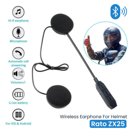 Wireless Headset Earphones for Motorcycle Helmet Intercom